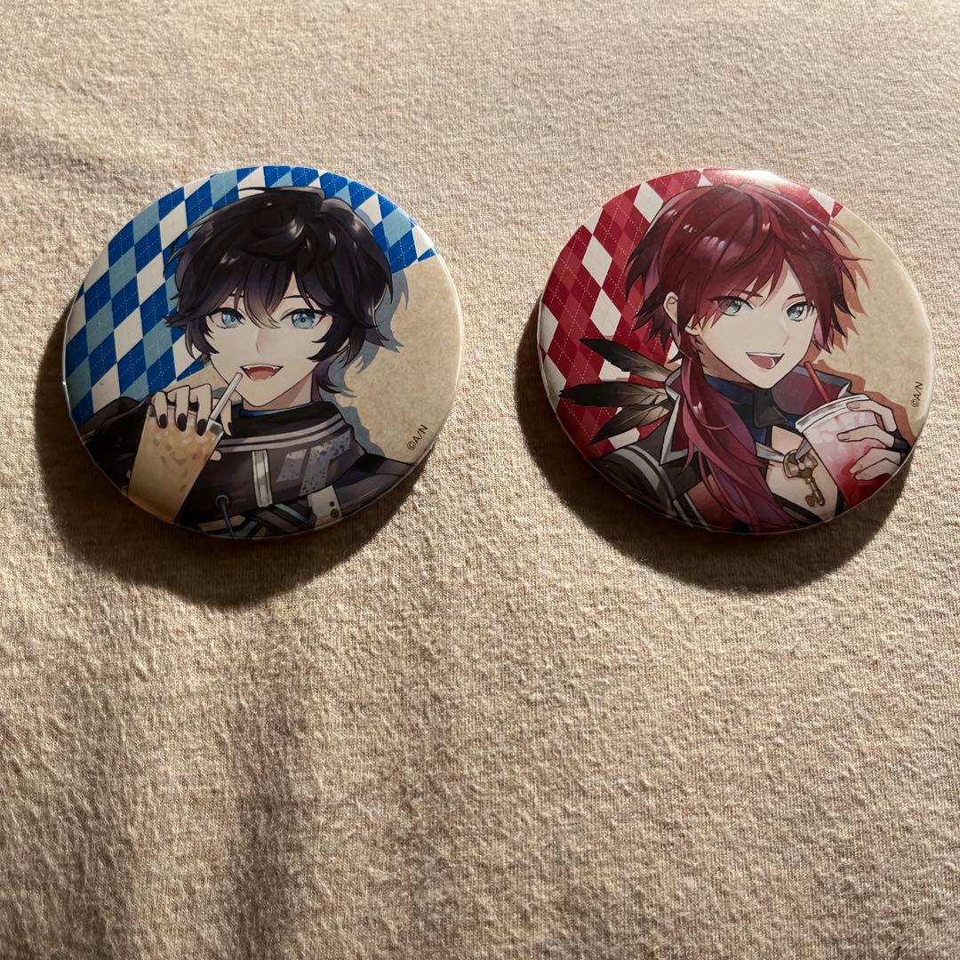 にじさんじ アクシアクローネ＆ローレンイロアス 缶バッジ - メルカリ