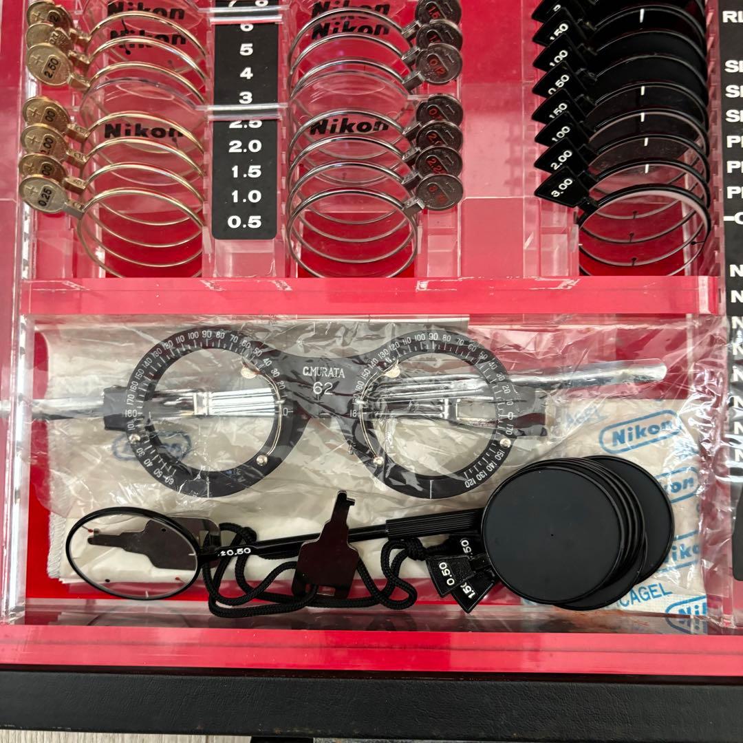 Nikon 検眼レンズセット アタッシュケース入り 昭和レトロ 視力検査機