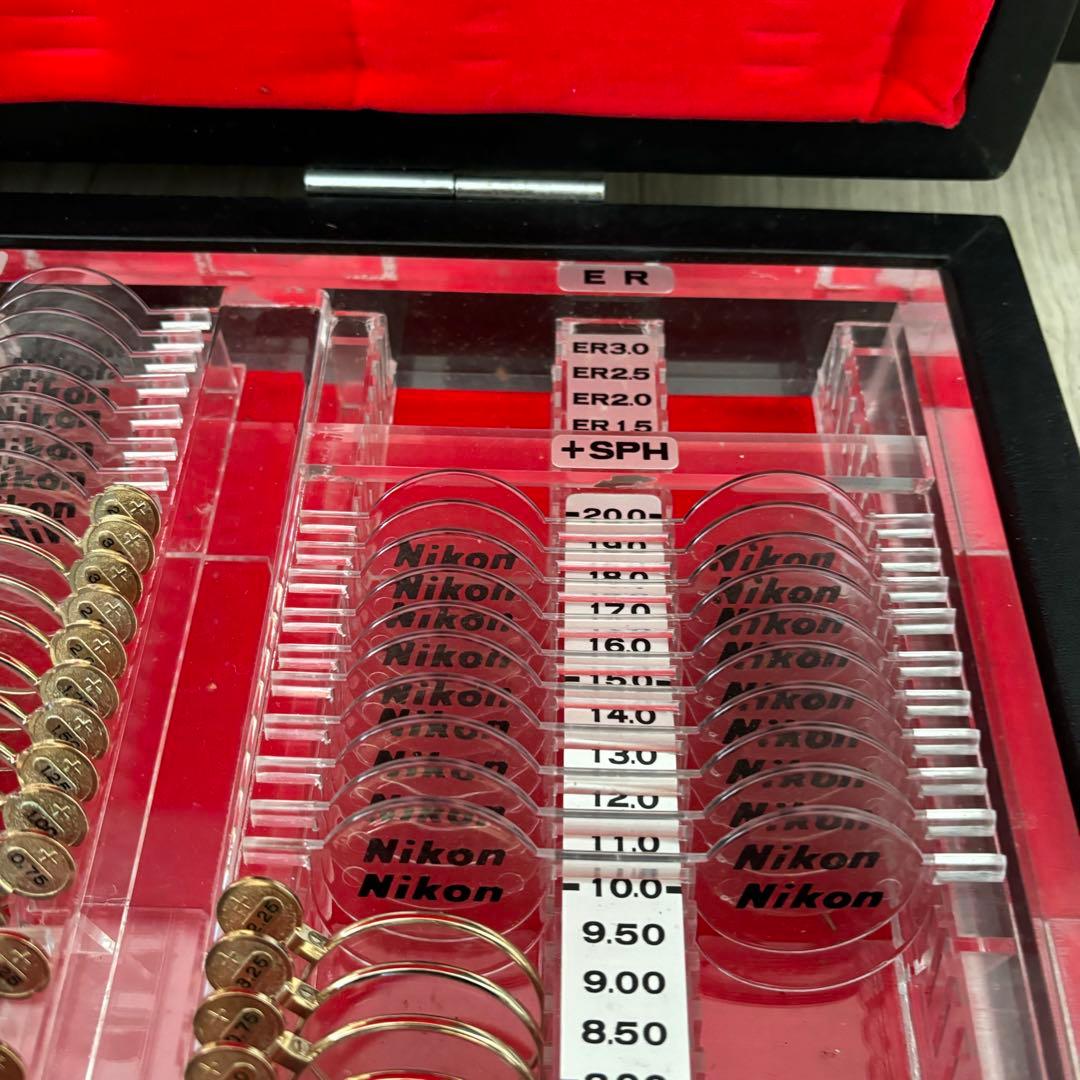 Nikon 検眼レンズセット アタッシュケース入り 昭和レトロ 視力検査機