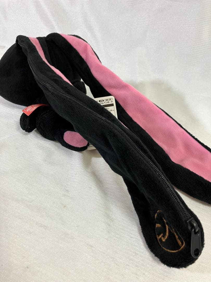 チャックスGP 汎用うさぎ デュアルペンポーチ タグ付き 黒 グルーミー