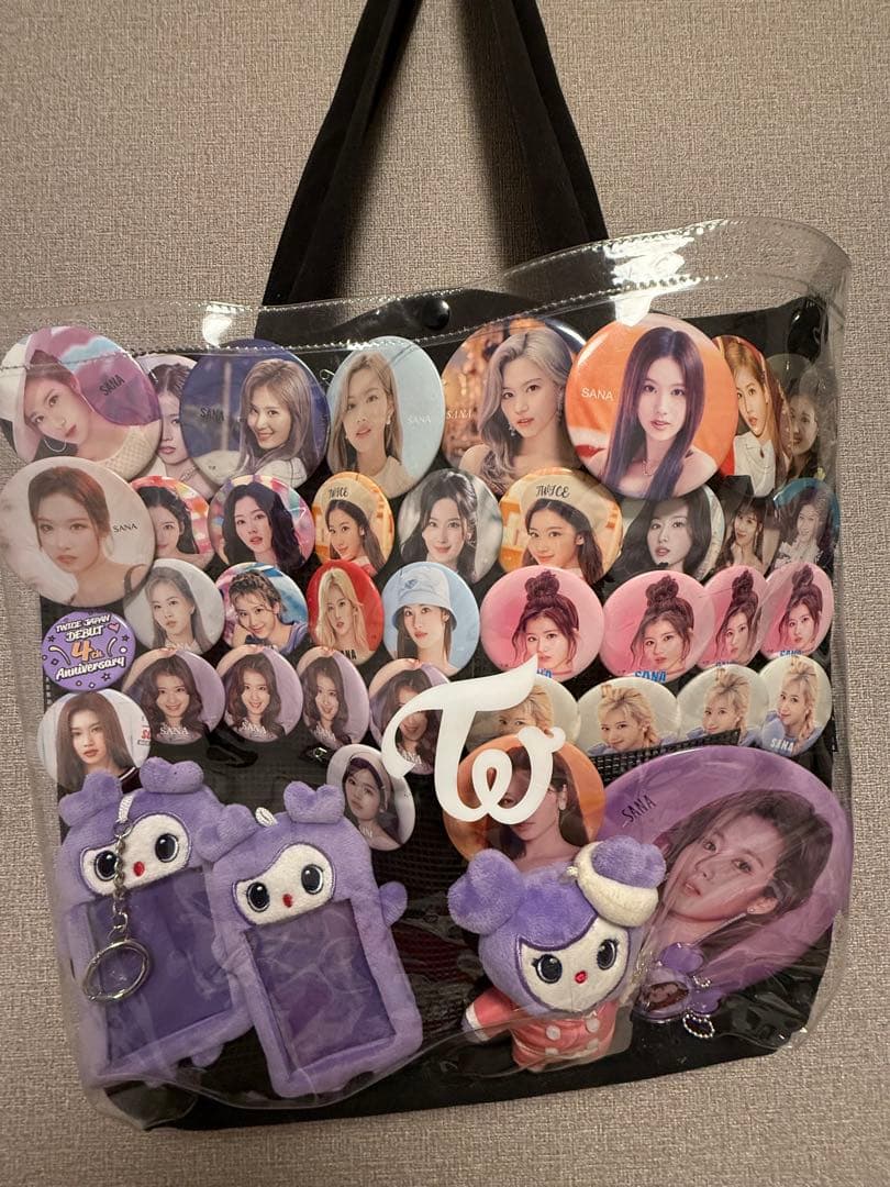 バラ売り×】TWICE サナ 痛バ 缶バッジ トートバッグ セット - メルカリ