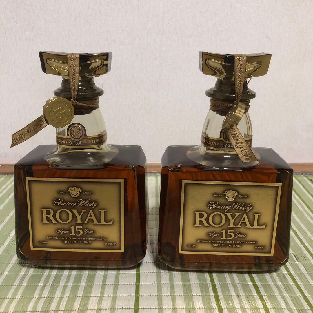 サントリー ロイヤル 15年 750ml ゴールドラベル2本セット