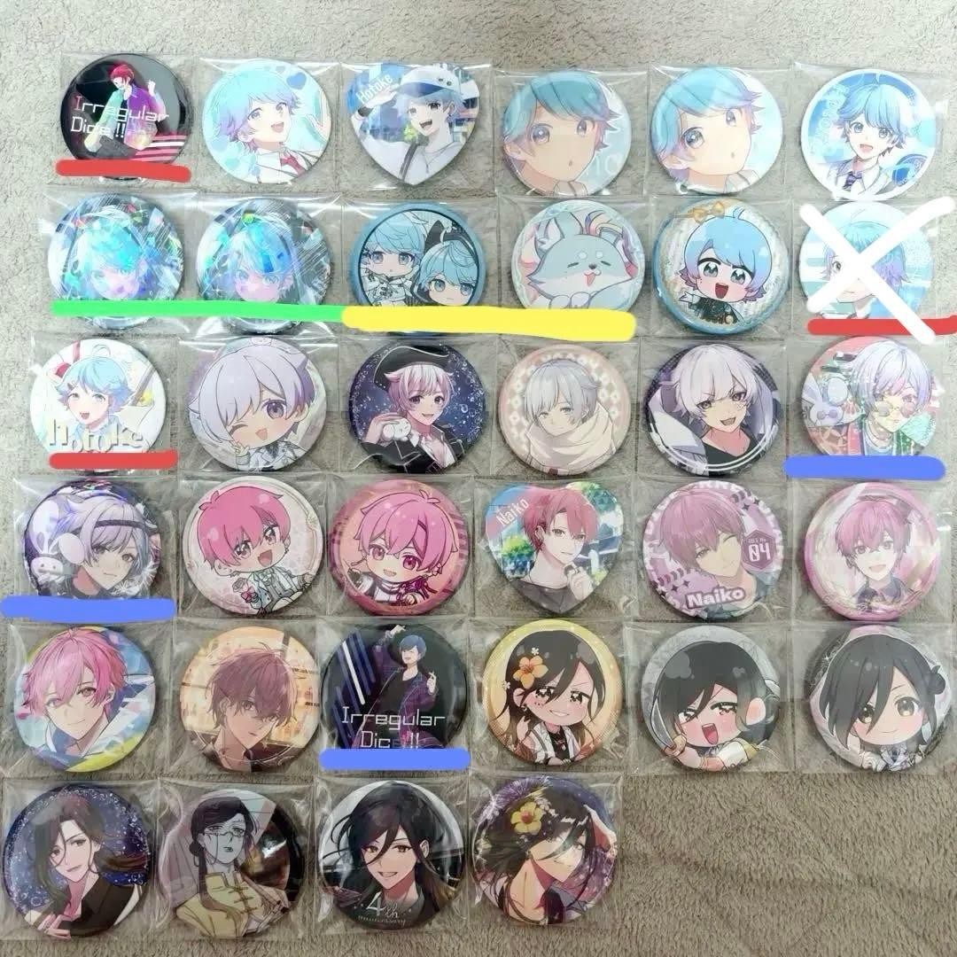 いれいす 缶バッジ まとめ売り りうら ないこ If 初兎 hotoke 悠佑