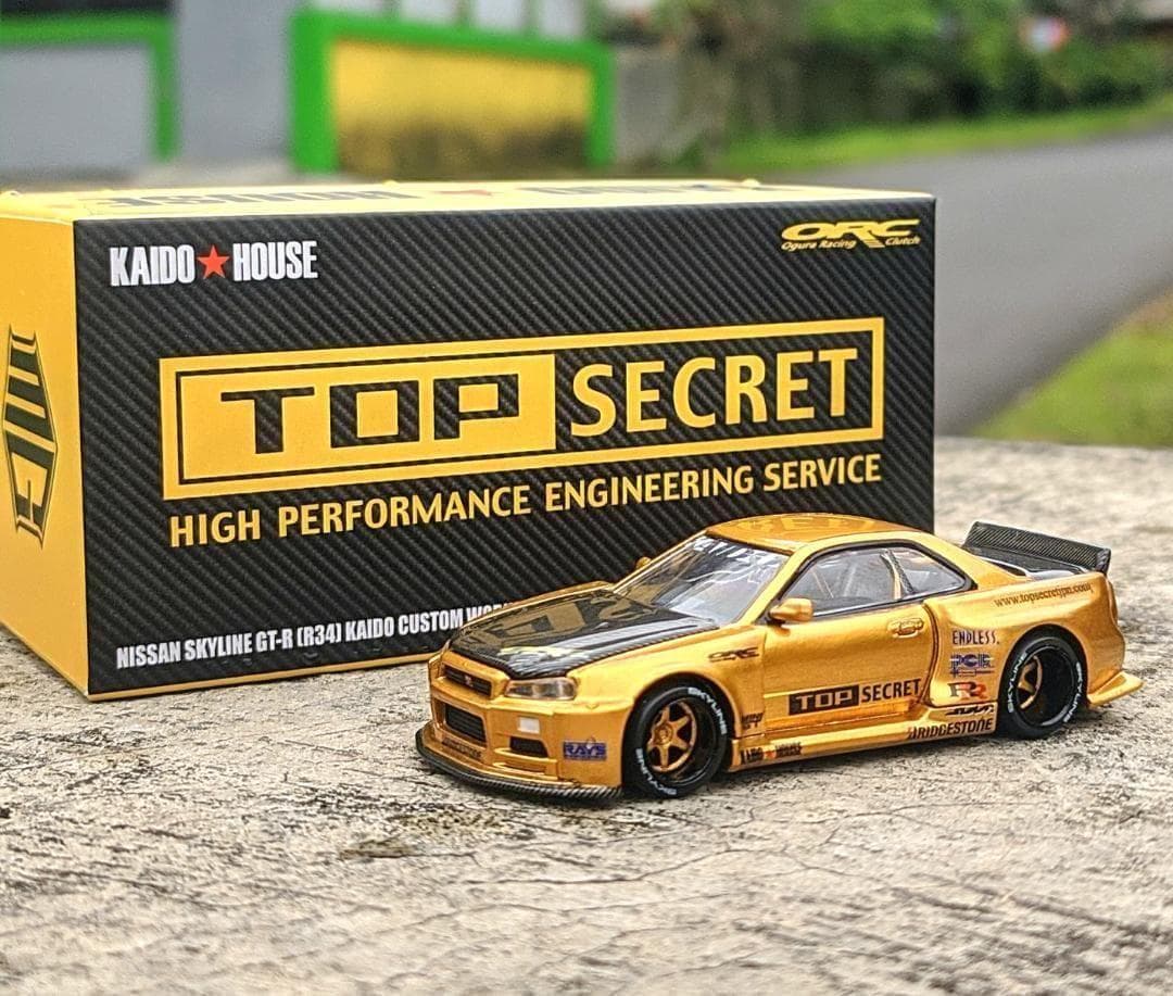 KAIDO★HOUSE R34 スカイラインTOP SECRETケース付き KAIDO☆HOUSE R34 スカイラインTOP SECRETケース付き