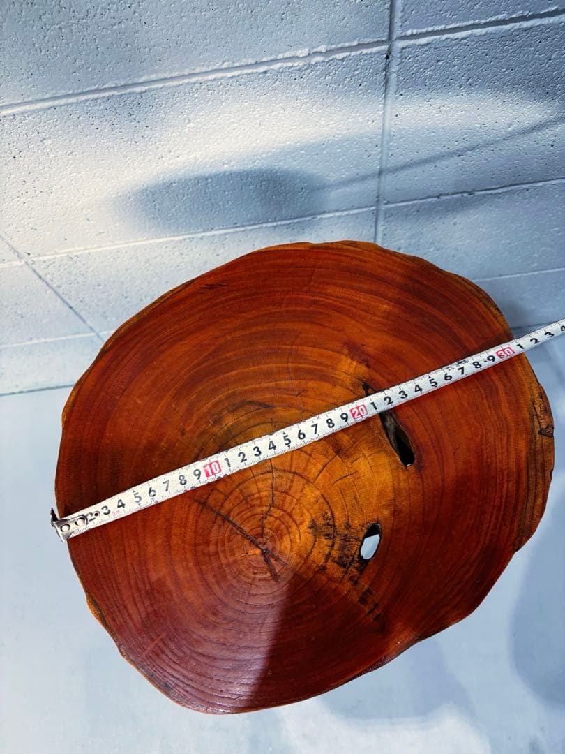 輪切りサイドテーブル　コーヒーテーブル　ナイトテーブル　観葉植物置き台