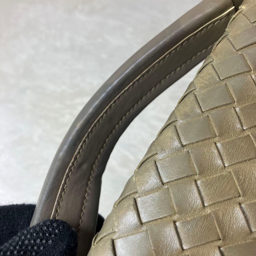 ボッテガヴェネタ✨イントレチャート ビジネスバッグ 本革 A4 オリーブグリーン