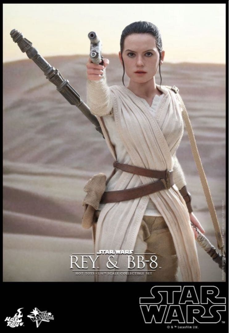 【新品未展示】 『スター・ウォーズ／フォースの覚醒』レイ＆ＢＢ-８（２体セット）