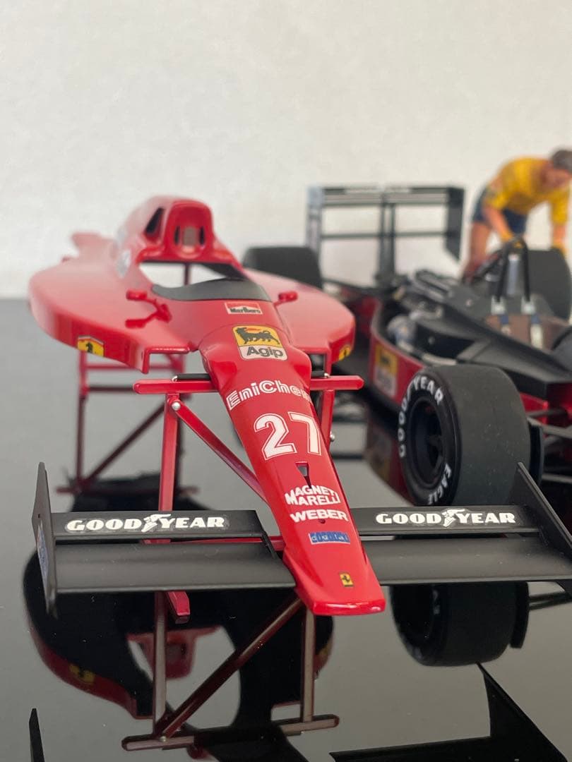TAMIYA製 Ferrari F189 モデル 完成品フィギュア付