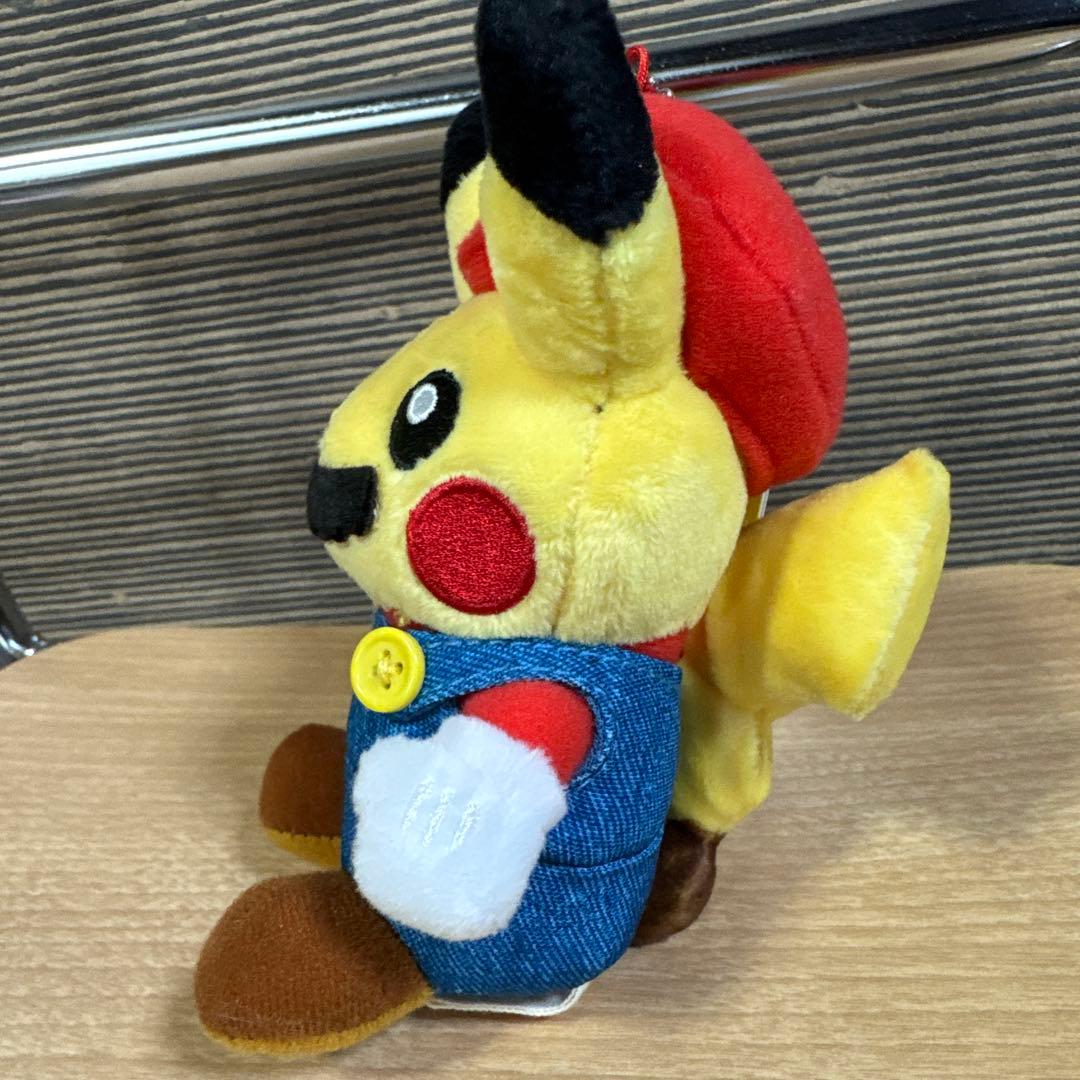 マリオピカチュウ MARIOPIKACHUぬいぐるみキーホルダー【レア・希少】