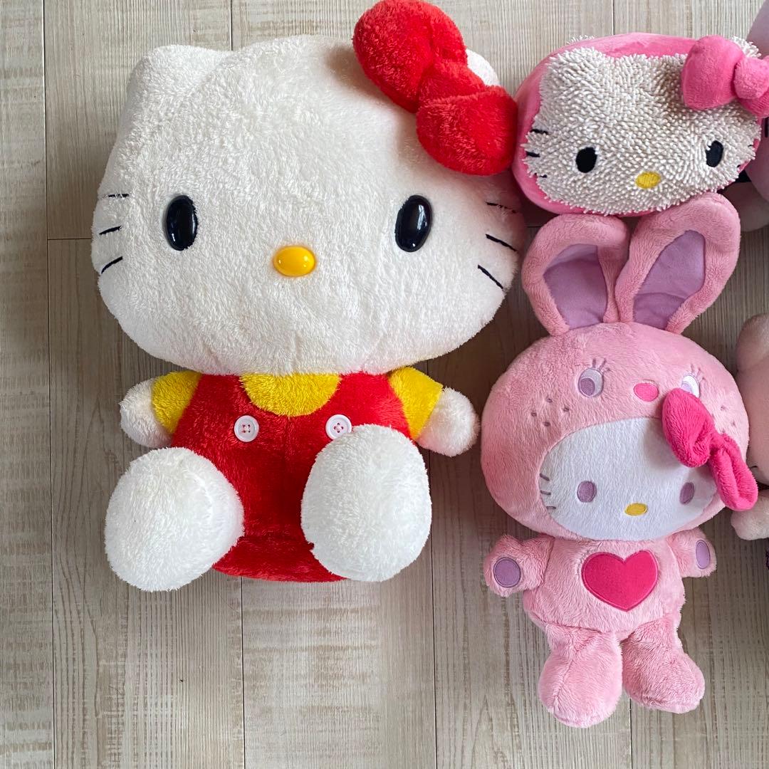 まとめ売り ハローキティ ぬいぐるみ レア 特大 ビッグサイズ ご当地