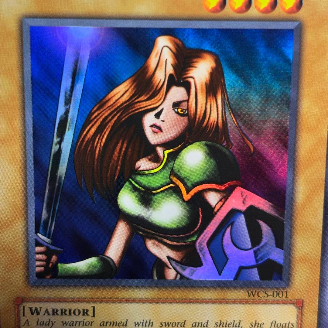 美品-極美品】遊戯王 女剣士カナン WCS-001 旧アジア版 1600枚