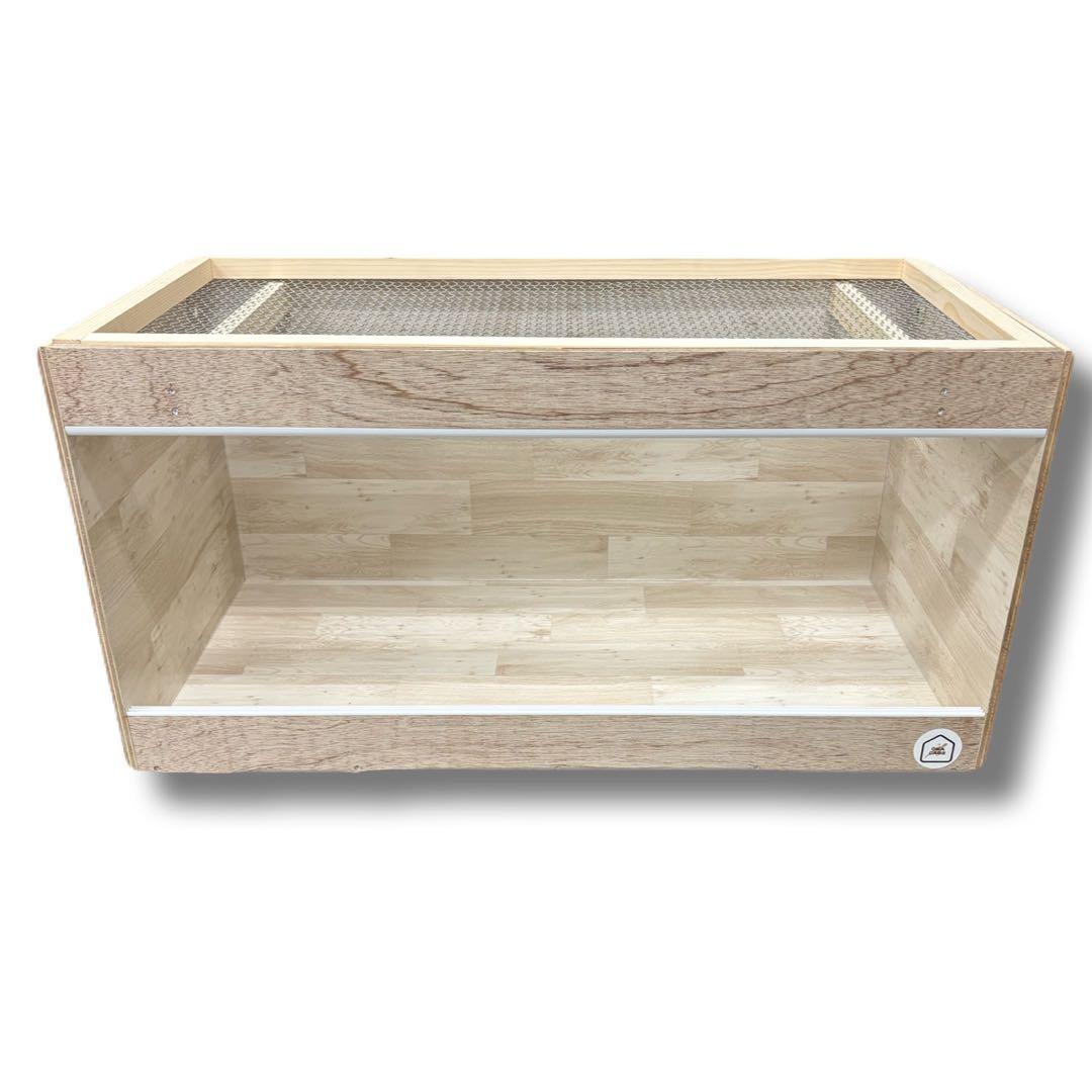 爬虫類ケージアカシア材90×45×45 飼育ケージペット小動物ケース