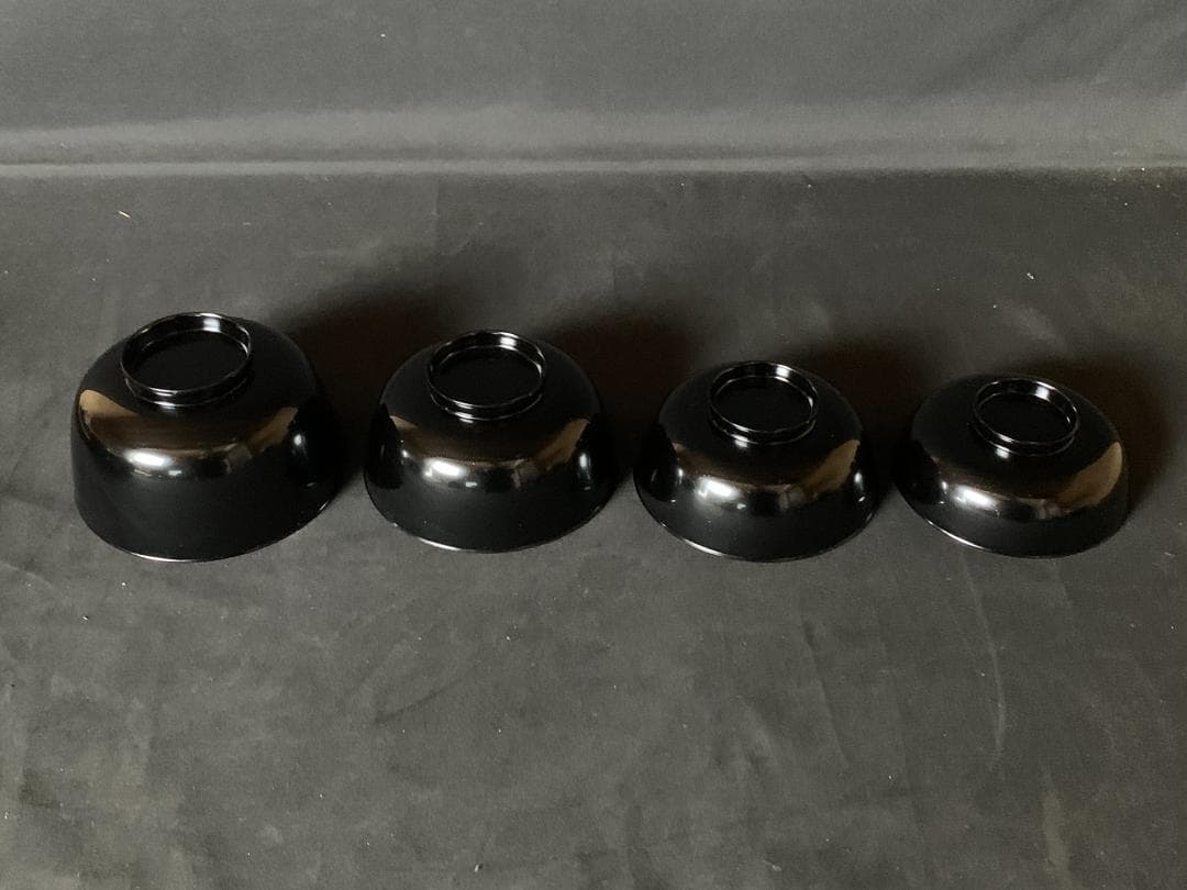 塗師 久世宗春造 黒真塗 懐石揃い 天然木 共箱 茶懐石道具茶道具 910