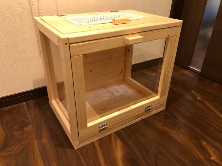 新品 木製 ケージ ハリネズミ ハムスター 小動物 爬虫類 送料込み 飼育