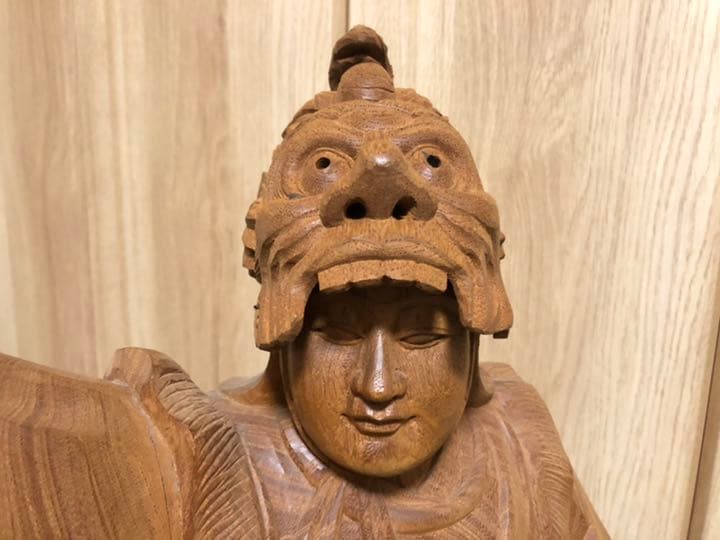 蘭陵王 仏像（木像）仕入れ価格で35程！