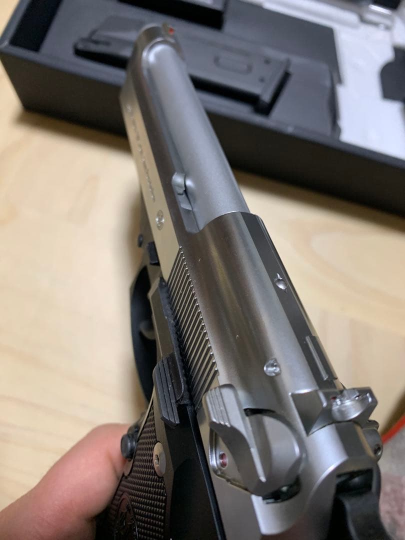 東京マルイ　U.SＭ９ピストル　ガスブローバックハーフシルバー