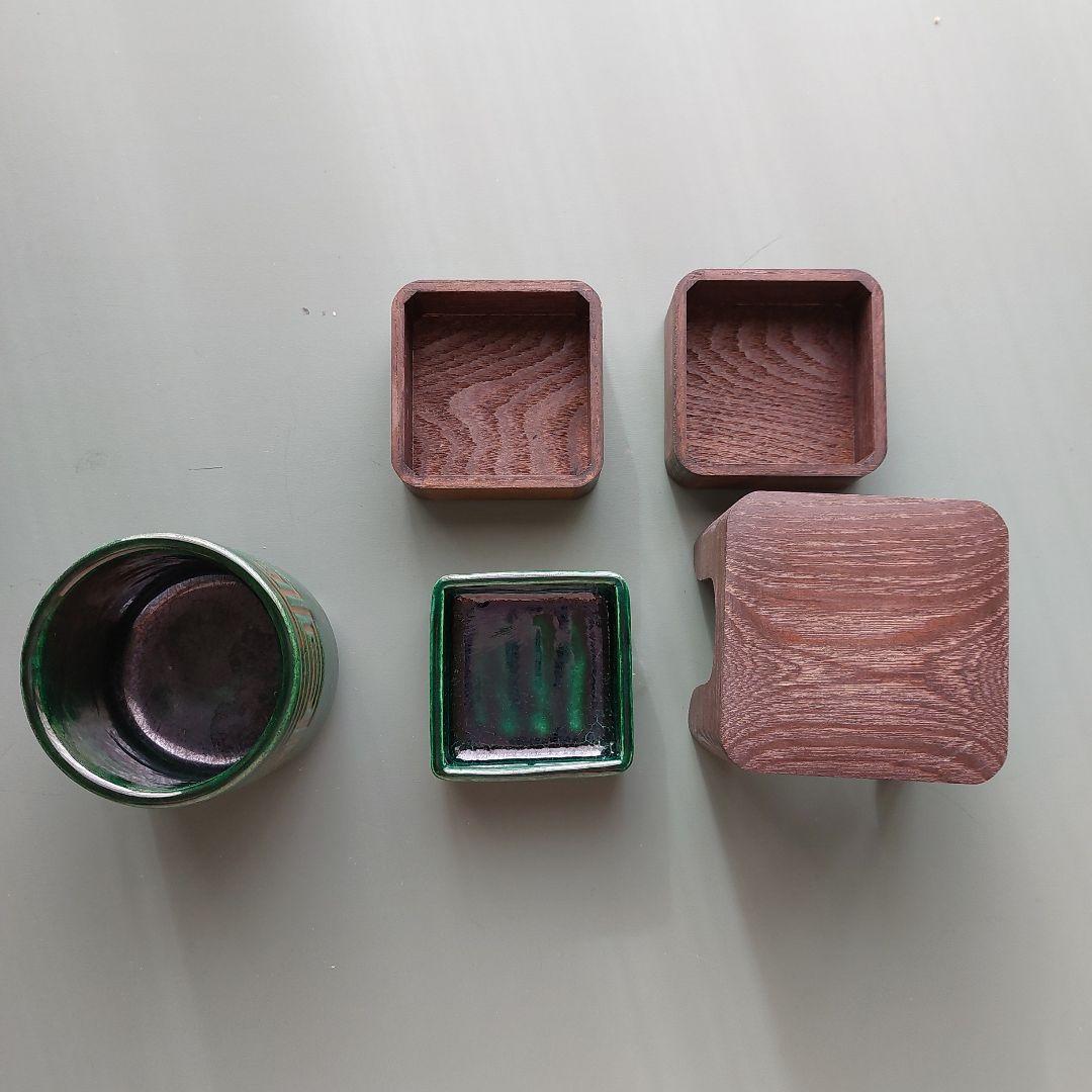 茶道具 表千家 七事式 香盆（桑） 聞香炉 重香合 香道具セット - メルカリ