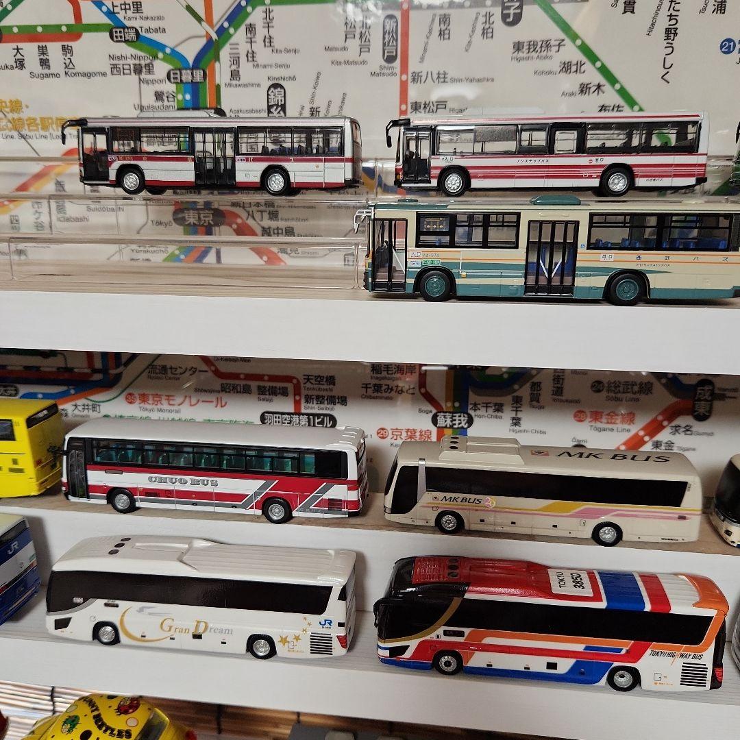 バスミニカー　アドウィング　バスラマ　トレーンダイキャストモデル等　21台セット
