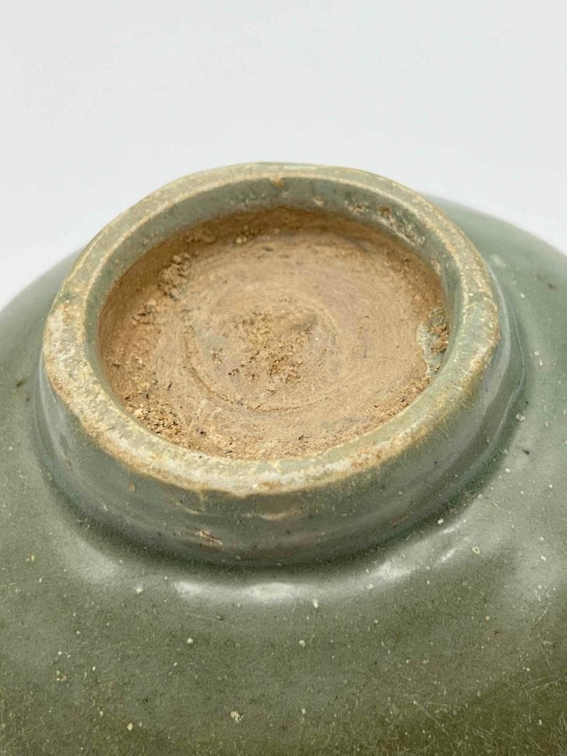 宋から元時代 青磁 龍泉窯暗刻模様弦文碗 鉢 茶碗 唐