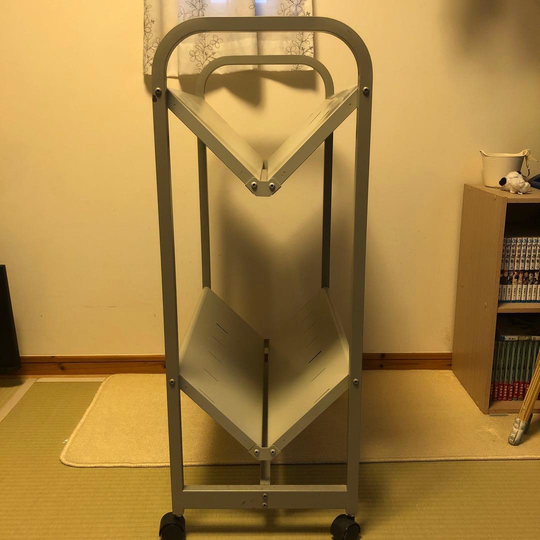 中古】 PLUS ファイルワゴン 600×350×935mm 斜め 書類収納