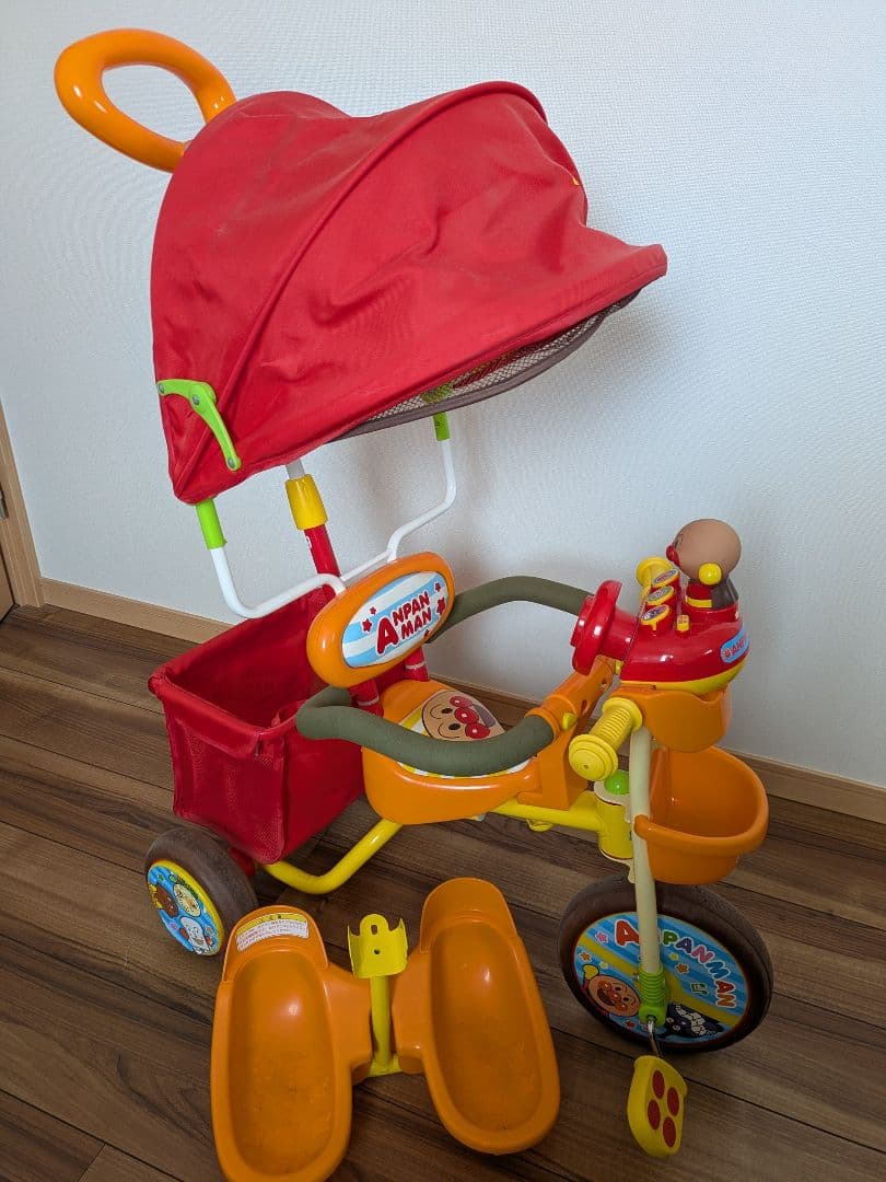 オンライン ショップ 安い車・バイク・自転車 - アンパンマン 三輪車