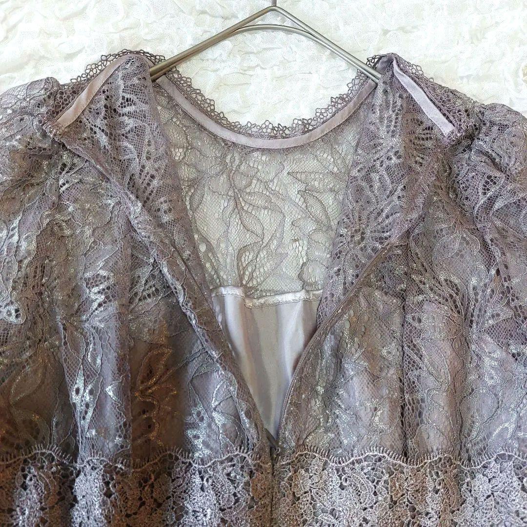 【美品】スナイデル シャイニーレースドレス パーティー オケージョン マキシ丈