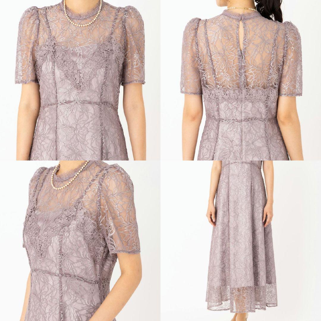 美品】スナイデル シャイニーレースドレス パーティー オケージョン