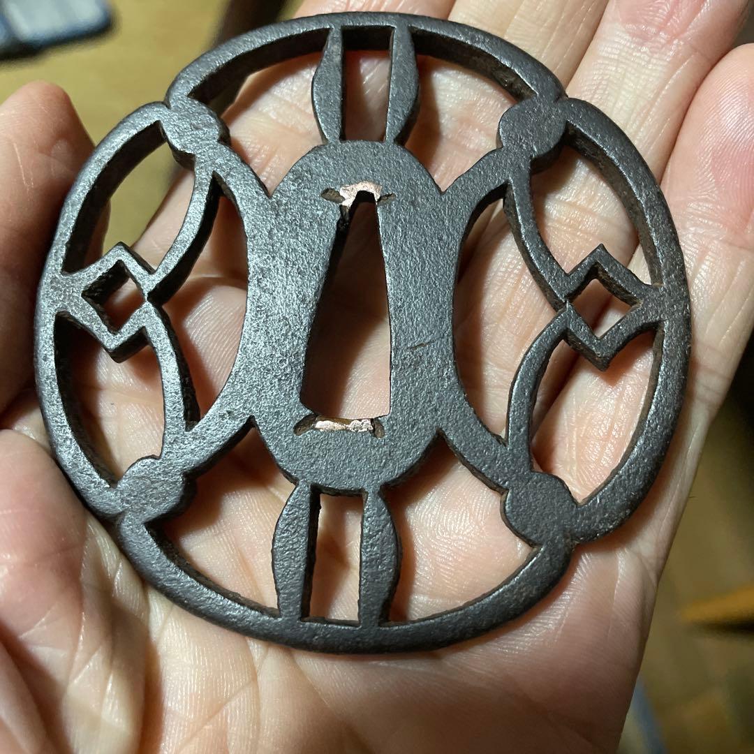 鍔　鍔飾り付き