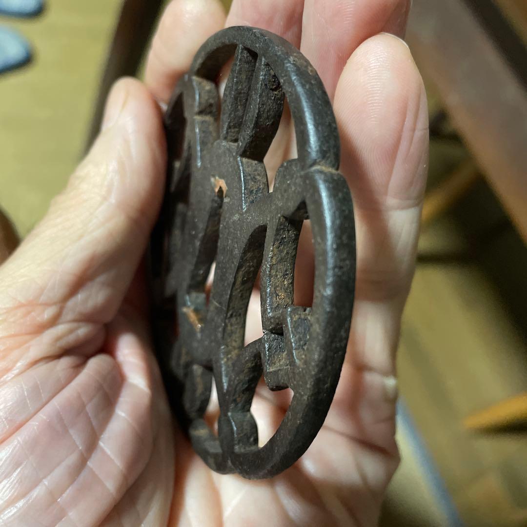 鍔　鍔飾り付き