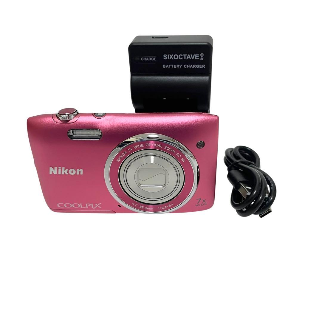 ✨美品✨ニコン COOLPIX S3500 ピンク デジカメ - メルカリ