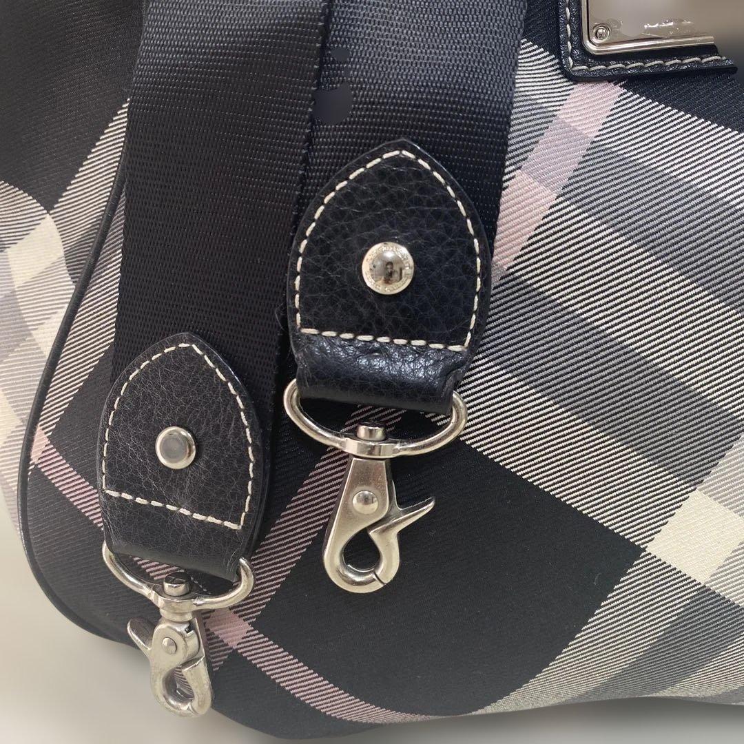 バーバリー ブルーレーベル　ワンショルダー　ノバチェック　2way ホースロゴ