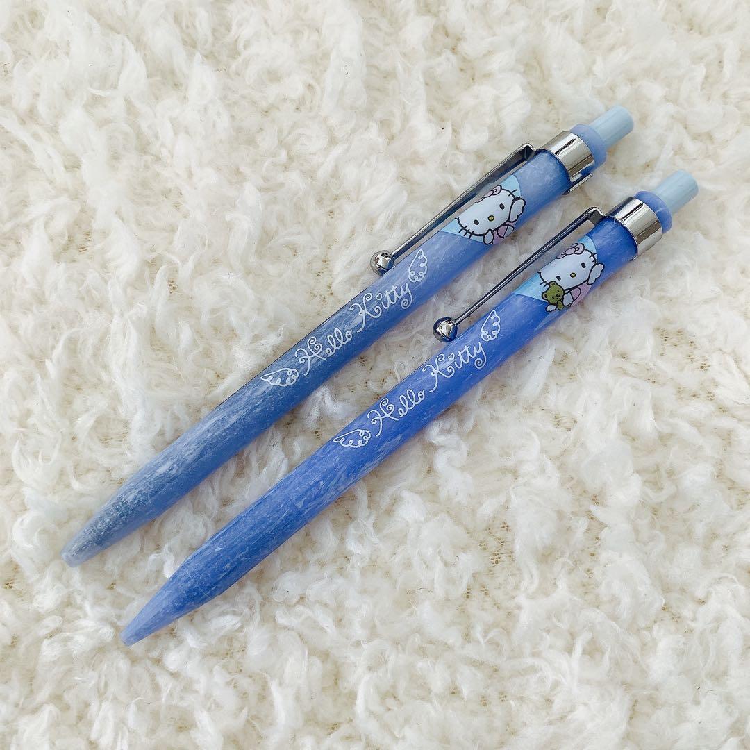 希少】ハローキティ 海外ブルーエンジェル シャープ ボールペン2本