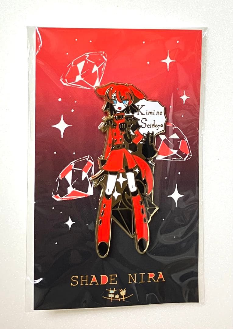 ニラちゃん ピンバッジ 6種 ずっと真夜中でいいのに 革蝉 個展 3原色