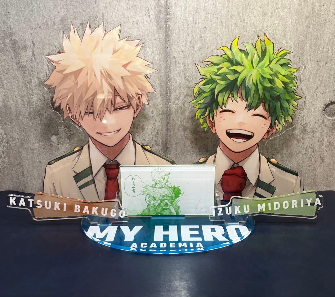 僕のヒーローアカデミア アクリルGIGAフィギュア 緑谷出久と爆豪勝己 BD3