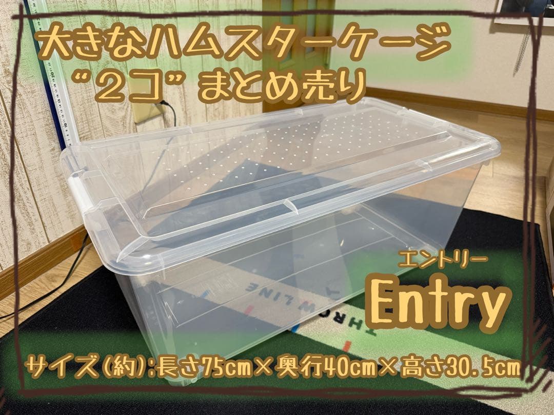 大きなハムスターケージ 2セット【Entry model】 - メルカリ