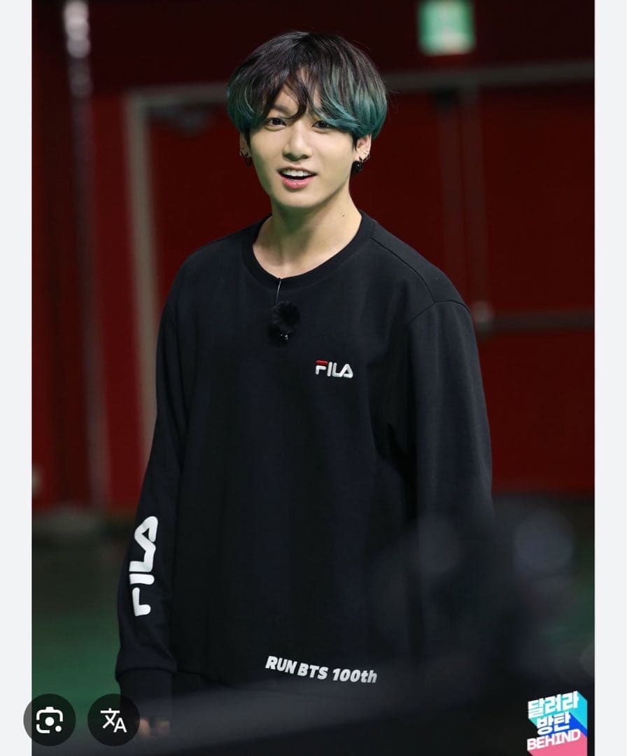 BTS FILA BTS Run 100th 韓国限定 100話記念トレーナー