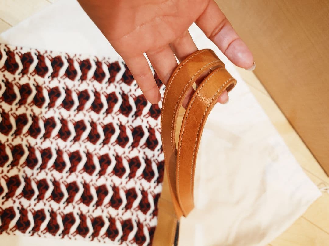 IL BISONTE トートバッグ 総柄 パイソンウェーブ