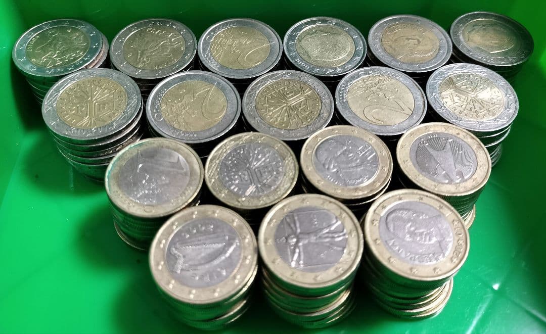 外国貨幣　ユーロ⚁　290EUR 外国貨幣 ユーロ⚁ 290EUR