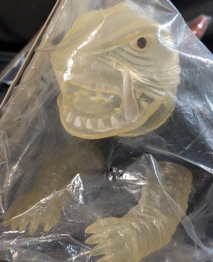 昭和ガメラ透明頭・ジャイガー（マーミット）ビニールパラダイス未開封