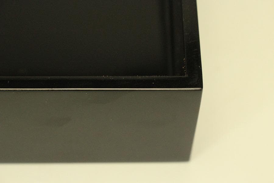 和本蒔絵 四方 蓋物 文庫 未使用(A878)