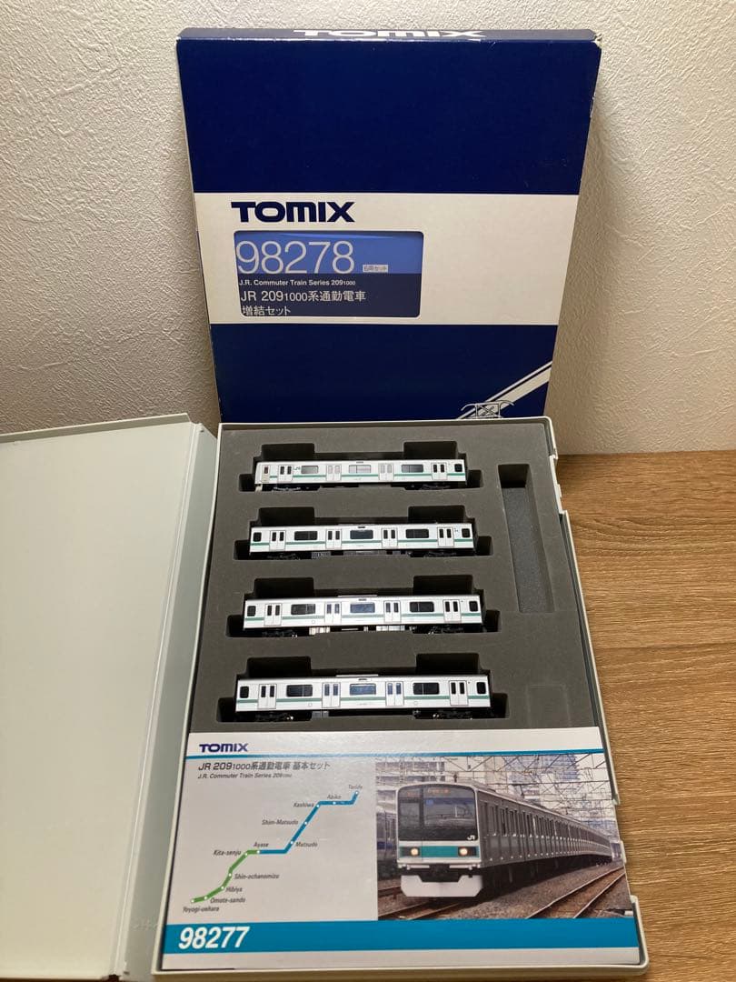 TOMIX 98277/98278 209系1000番台常磐緩行線10両セット JR 209-1000系通勤電車基本セット｜製品情報｜製品検索｜鉄道模型
