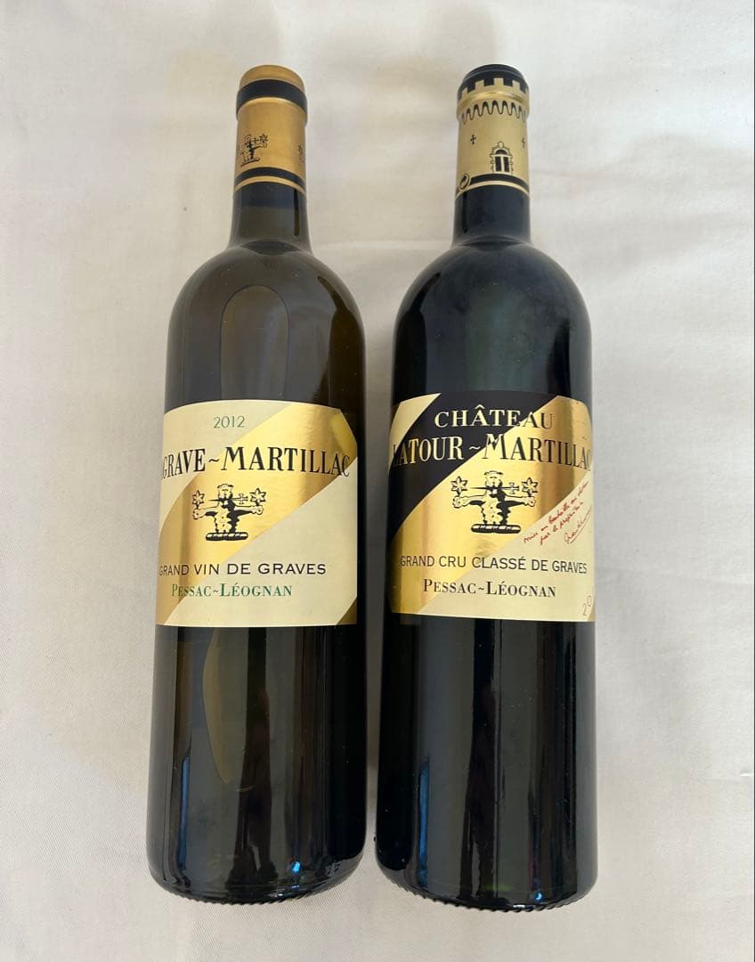 未開栓】2011、2012 ヴィンテージワイン、ラ・グラーヴ～マルティヤック