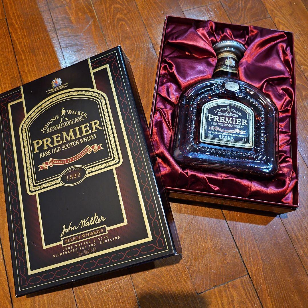 JOHNNIE WALKER PREMIER WHISKY ウィスキー 箱つき