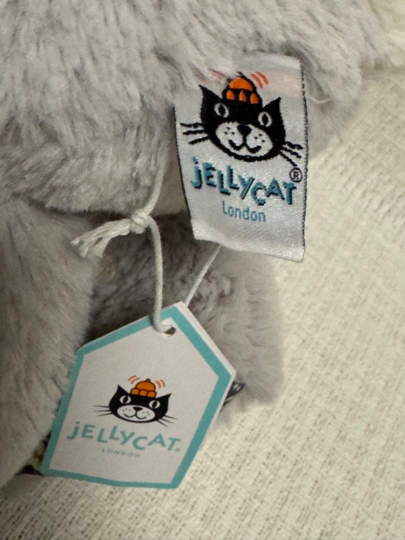  Blossom Silver 耳 花柄 うさぎ ぬいぐる M