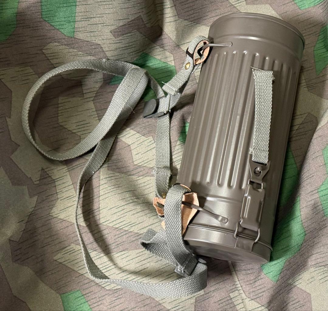 WWⅡ ドイツ軍 M38型ガスマスクコンテナセット（レプリカ）サバゲ