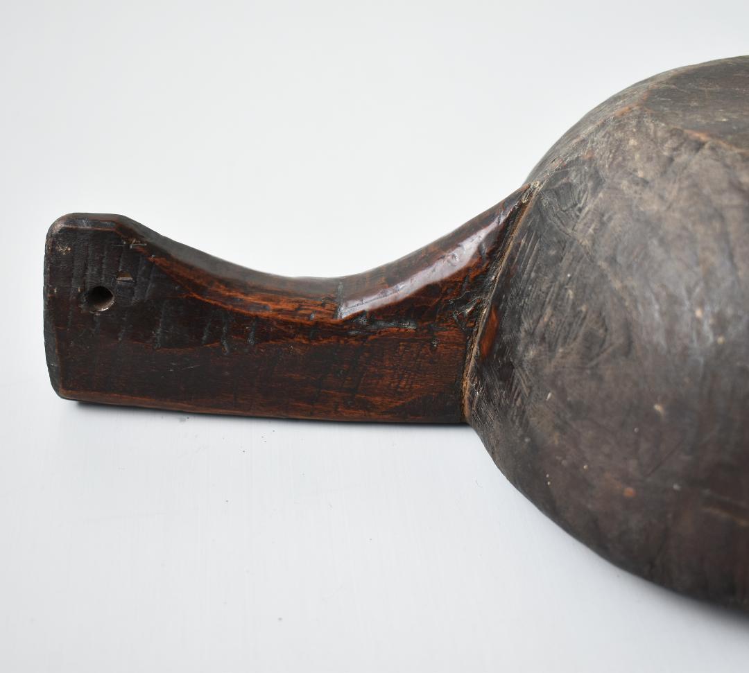 李朝時代 木製 柄杓 19世紀頃 済州島 韓国 朝鮮 高麗 古道具工芸民