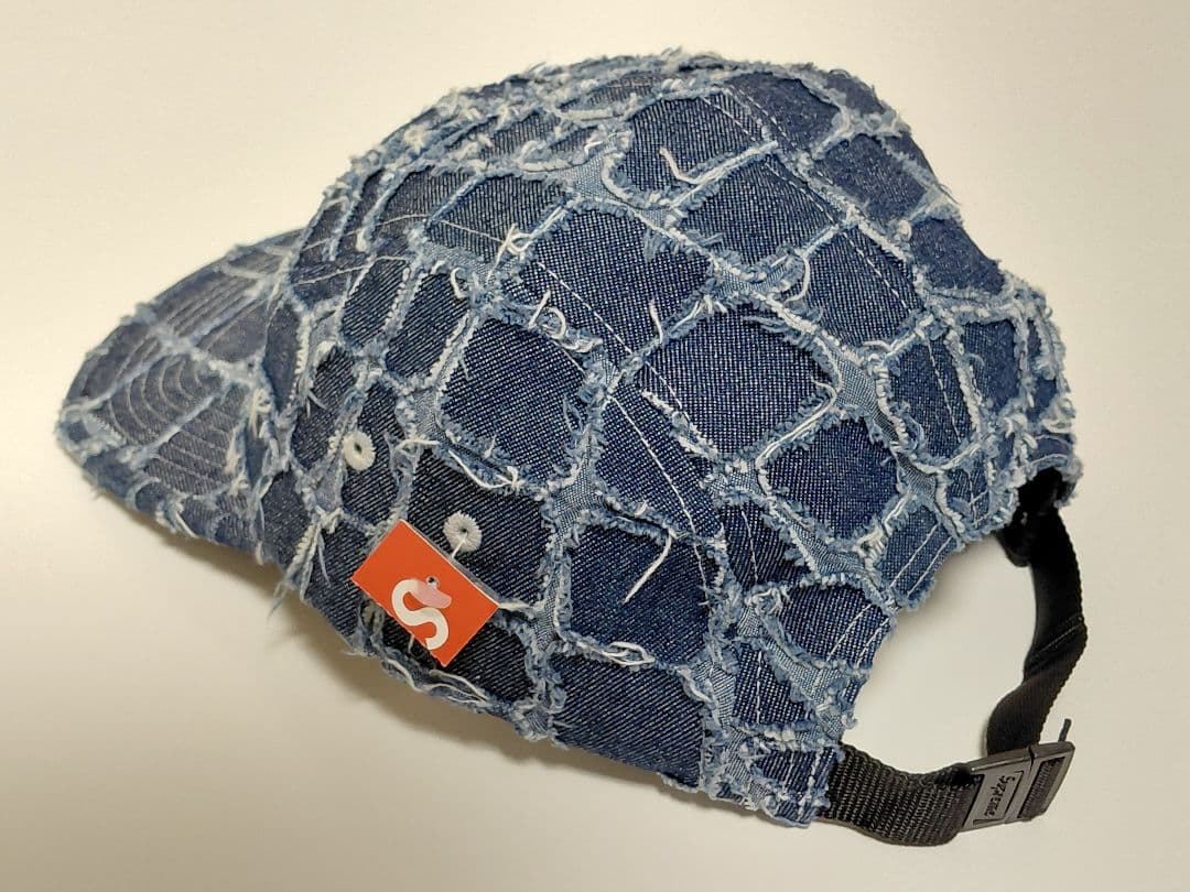 極美品　Supreme　Croc　Denim　Camp　Cap　\"Indigo\"