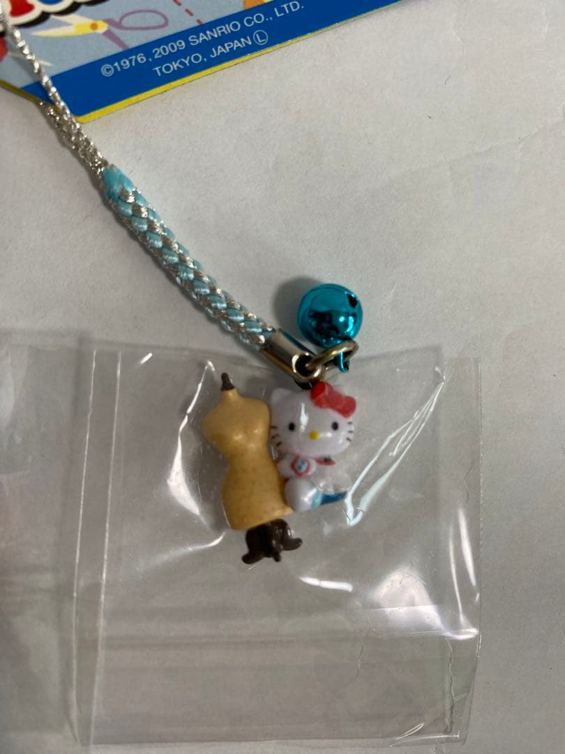 キティ　根付　職業　3セット　スイーツ　アパレル　ネイル