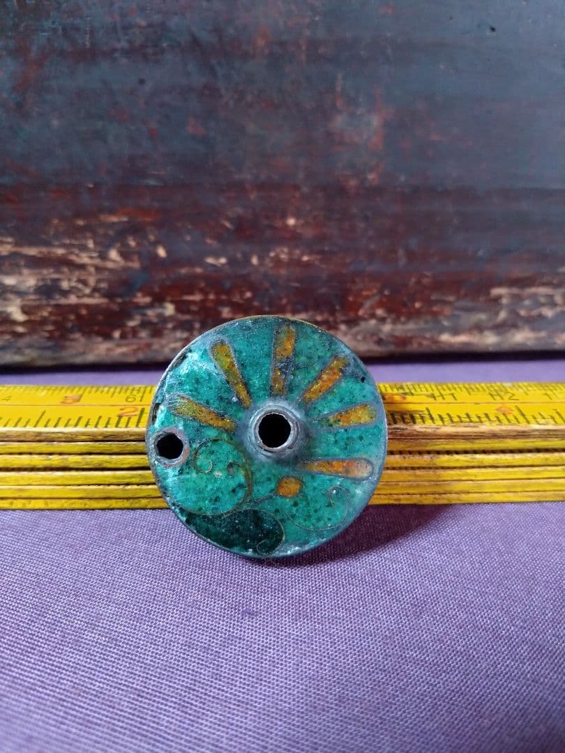 七宝 草花紋 水滴