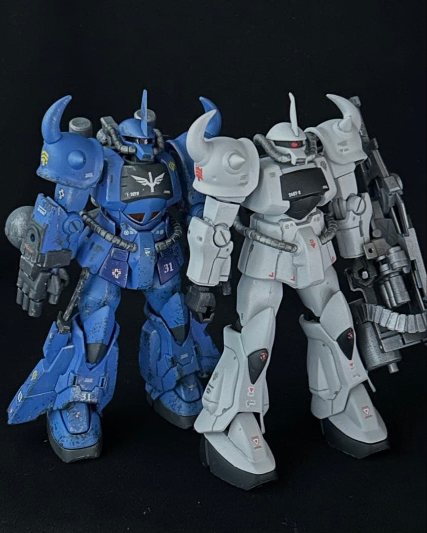 最終値下げグフR35&グフ＆ドダイ×2ジオン軍2機HG1/144ガンプラジャンク